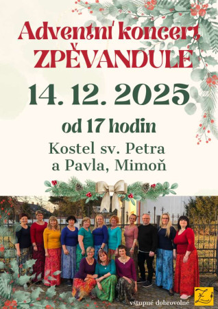 14.12.2025 Adventní koncert - Kostel sv- Petra a Pavla v Mimoni